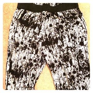 Paint splatter joggers